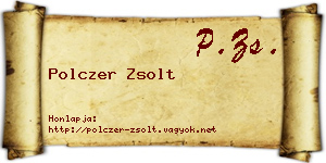 Polczer Zsolt névjegykártya